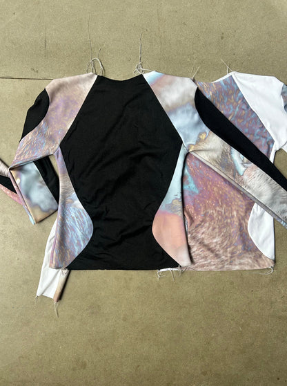 MHEA CONTOUR TOP IN BLACK