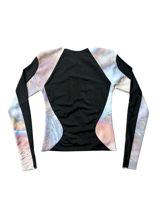 MHEA CONTOUR TOP IN BLACK